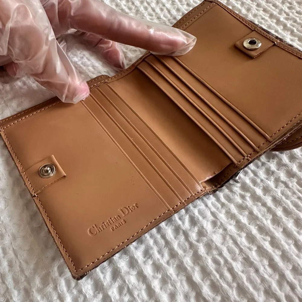 CHRISTIAN DIOR Trotter Saddle BiFold Wallet